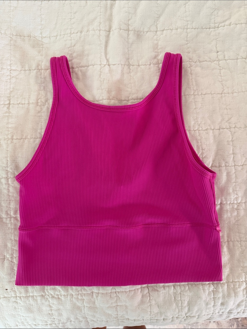 lululemon Ribbed Crop Tank Top